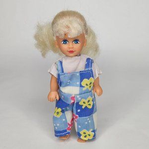 Vintage Kid Core Jodi Doll 4.5" 90s Retro Mini Barbie